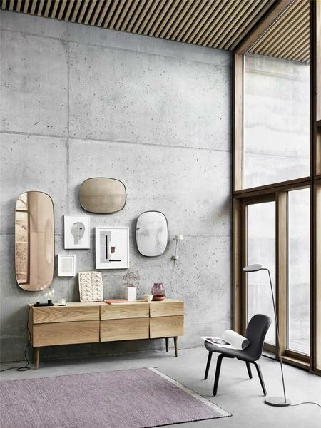 Muuto | Framed Mirror | Small | Taupe + Taupe Glass 4 Muuto | Framed Mirror | Small | Taupe + Taupe Glass