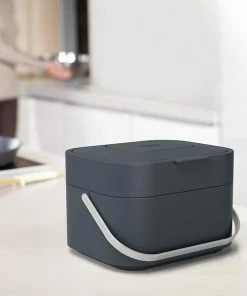 Joseph Joseph Food Waste Bin Caddy Stack 4 L Graphite Grey