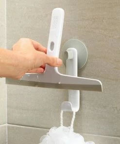 Joseph Joseph Easystore Squeegee With Storage Hook - Grey 5 Joseph Joseph Easystore Squeegee With Storage Hook - Grey