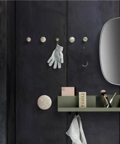 Muuto | Dots Wood Hook | Small | Black