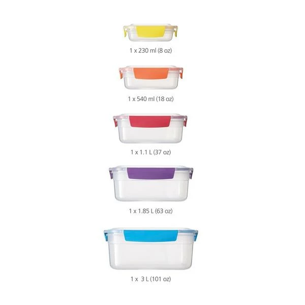 Joseph Joseph Nest Lock 5 Piece Multi Size Container Set 1 Joseph Joseph Nest Lock 5 Piece Multi Size Container Set