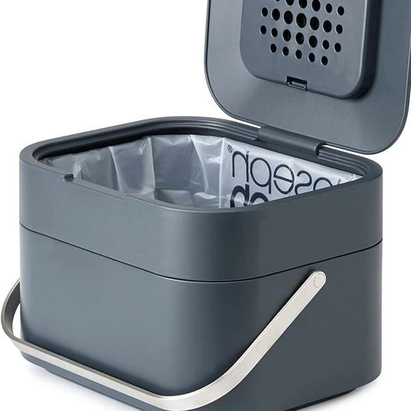 Joseph Joseph Food Waste Bin Caddy Stack 4 L Graphite Grey 3 Joseph Joseph Food Waste Bin Caddy Stack 4 L Graphite Grey