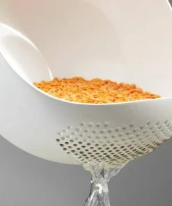 Joseph Joseph Prep and Serve Bowl with Integrated Colander Green