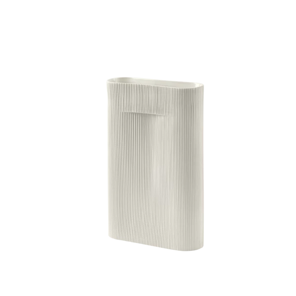 Muuto | Ridge Vase | H48 | Off White 1 Muuto | Ridge Vase | H48 | Off White