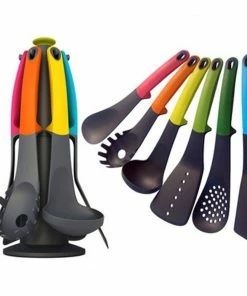 Joseph Joseph Set of 6 Elevate Carousel Kitchen Utensils - Multi/Opal