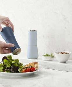 Joseph Joseph Sky Blue Editions Milltop No Spill Salt & Pepper Set