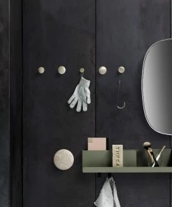 Muuto Dots Set of 5 Brass Hooks