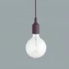 Muuto E27 Pendant Lamp- Burgundy