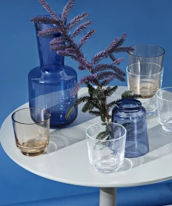 Muuto Set of 2 Raise Glass Indigo 20cl
