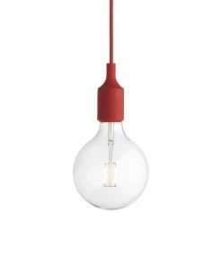 Muuto E27 Pendant Light LED Red
