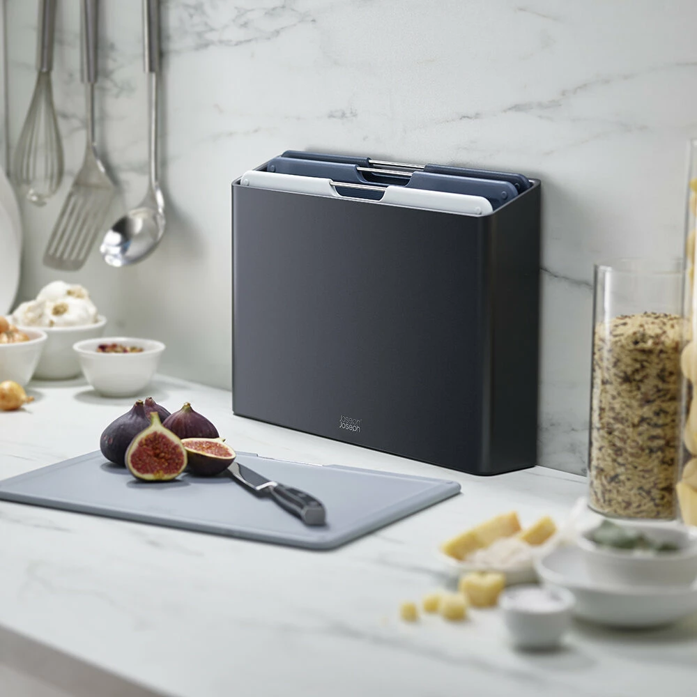 Joseph Joseph Large Graphite 4 Piece Folio Chopping Board Set 8 Joseph Joseph Large Graphite 4 Piece Folio Chopping Board Set