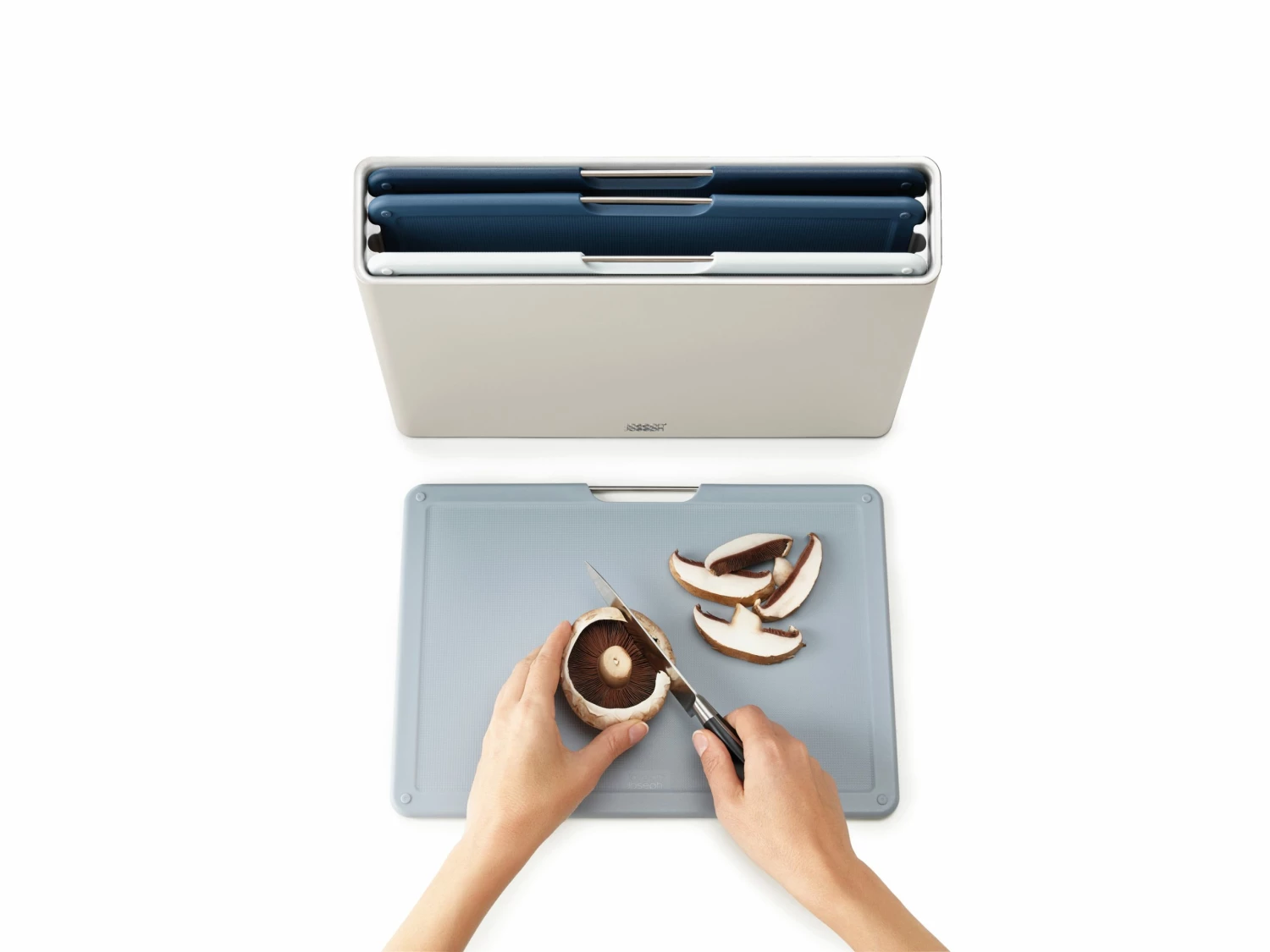 Joseph Joseph Large Sky Blue Editions 4 Piece Folio Chopping Board Set 3 Joseph Joseph Large Sky Blue Editions 4 Piece Folio Chopping Board Set