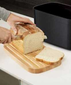 Joseph Joseph Bread Bin With Cutting Board Lid 2 Variants