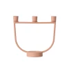 Muuto Light Terracotta Open Candelabra Candle Holder