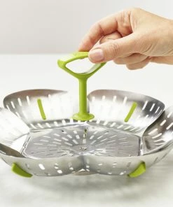 Joseph Joseph Bloom Steel Folding Basket Steamer