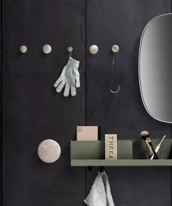 Muuto 51 w x 22 h cm Black Steel Folded Shelves