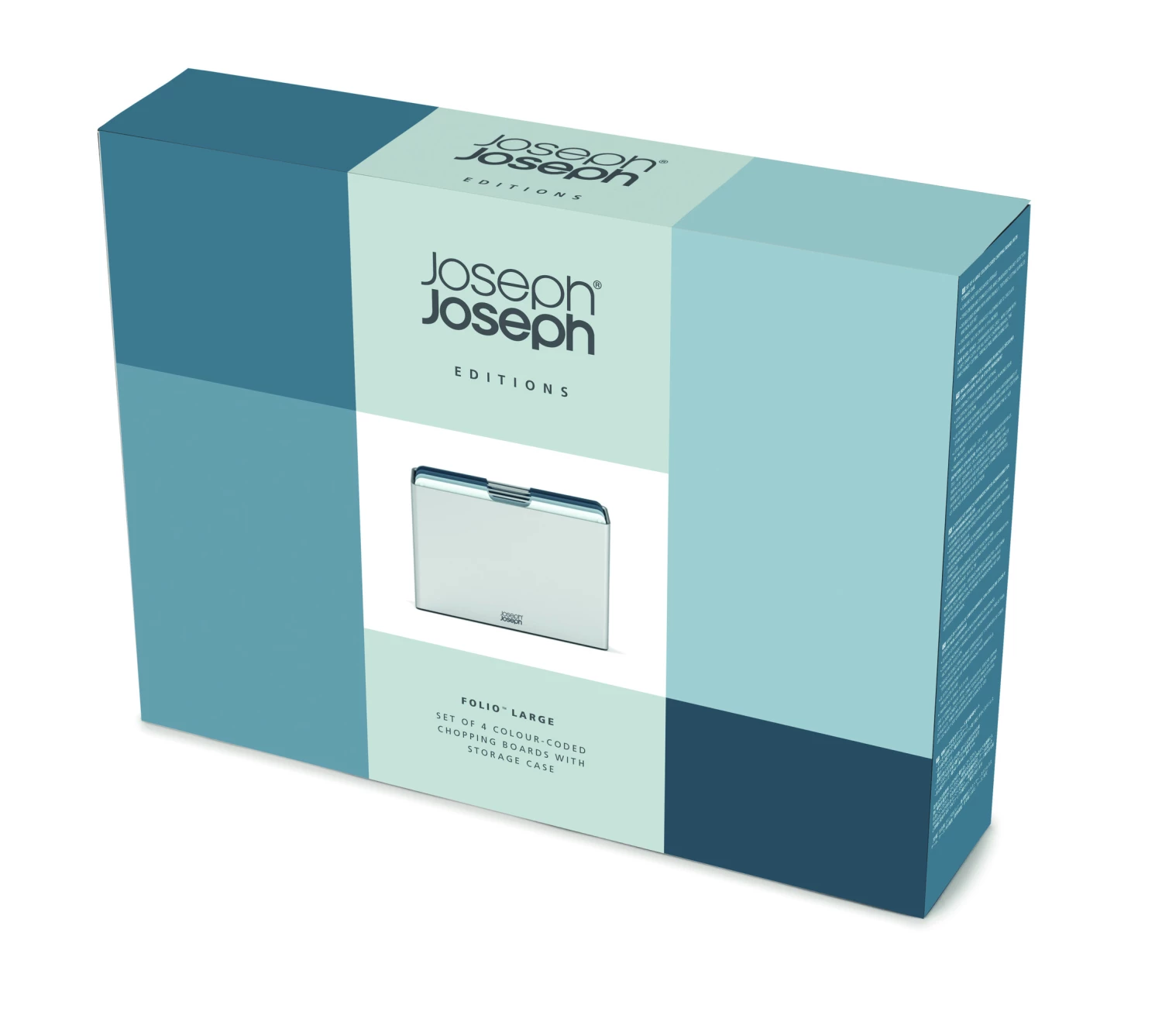 Joseph Joseph Large Sky Blue Editions 4 Piece Folio Chopping Board Set 6 Joseph Joseph Large Sky Blue Editions 4 Piece Folio Chopping Board Set