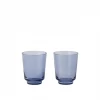 Muuto Set of 2 Raise Glass Indigo 30cl