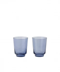 Muuto Set of 2 Raise Glass Indigo 30cl