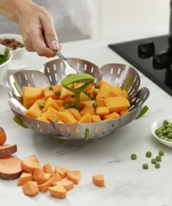 Joseph Joseph Bloom Steel Folding Basket Steamer