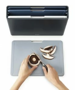 Joseph Joseph 4 Piece Folio Regular Chopping Board Set - Graphite