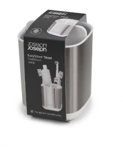 Joseph Joseph EasyStore Steel Toothbrush Caddy