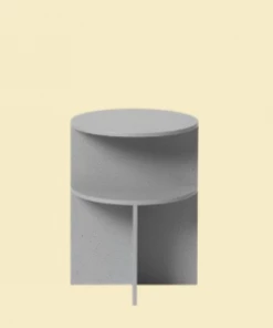 Muuto Halves Side Table - Light Grey