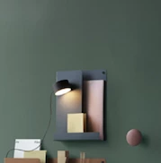 Muuto 29.5 w x 40 h cm Black Steel Folded Shelves 3 Muuto 29.5 w x 40 h cm Black Steel Folded Shelves