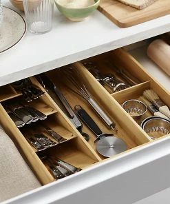 Joseph Joseph DrawerStore Bamboo Cutlery, Utensil & Gadget Organiser