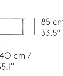 Muuto 85 x 140cm Off White Light Grey Wool PLY Rug