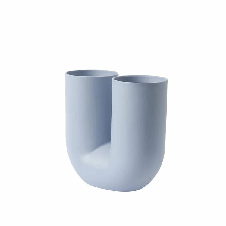 Muuto Light Blue Kink Vase 1 Muuto Light Blue Kink Vase