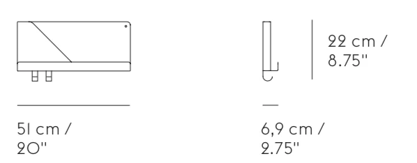 Muuto 51 w x 22 h cm Olive Steel Folded Shelves 2 Muuto 51 w x 22 h cm Olive Steel Folded Shelves