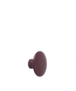Muuto Small Burgundy Coat Hook Dot