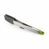 Joseph Joseph Grey/Green Elevate 12" Silicone Steel Tongs