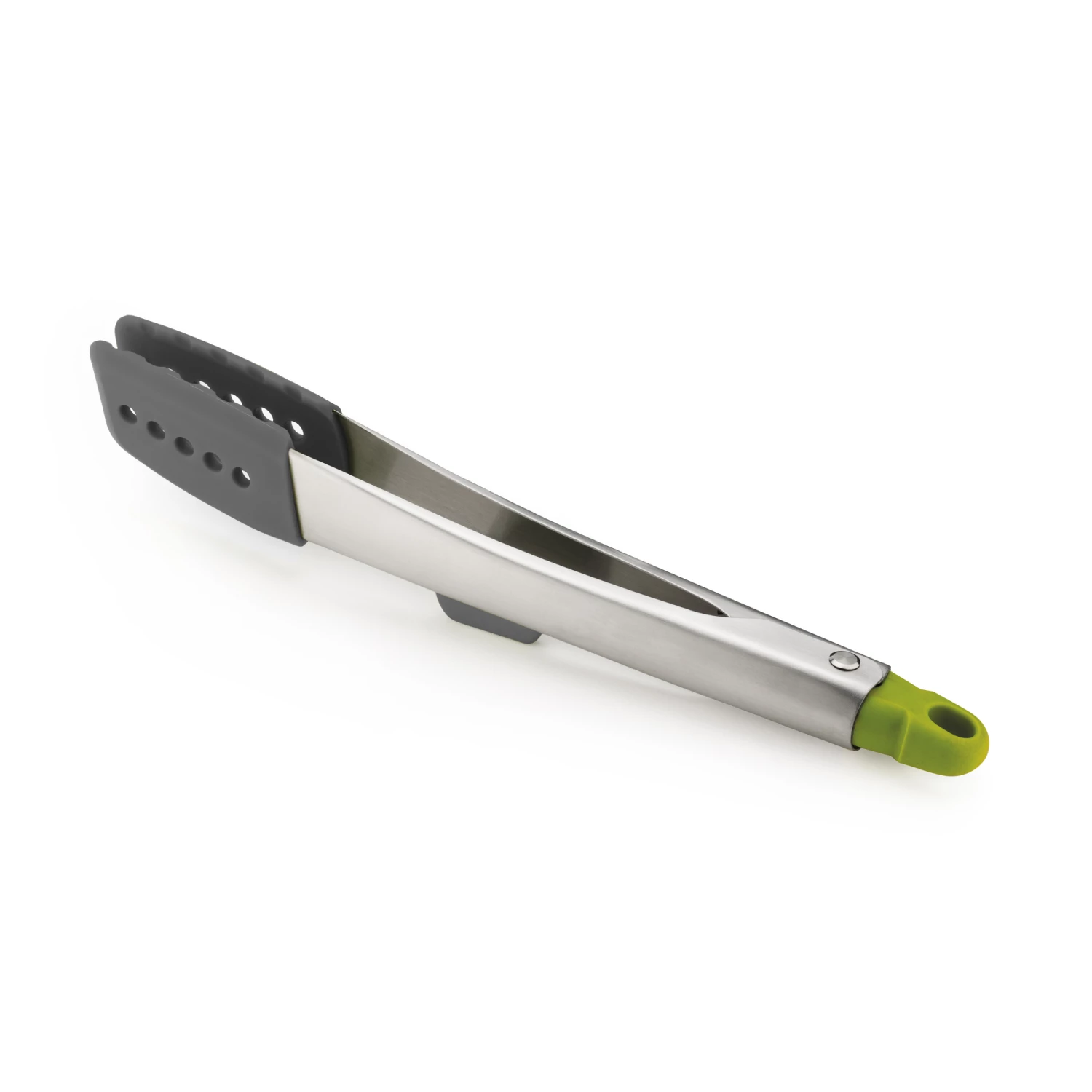 Joseph Joseph Grey/Green Elevate 12" Silicone Steel Tongs 1 Joseph Joseph Grey/Green Elevate 12" Silicone Steel Tongs