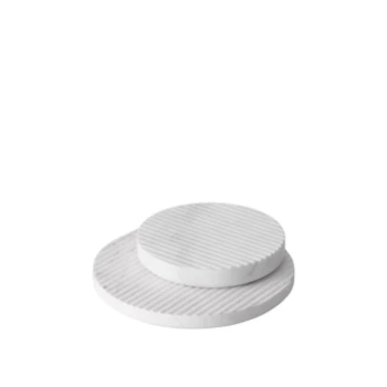 Muuto Ø 16 cm White Groove Trivet 1 Muuto Ø 16 cm White Groove Trivet