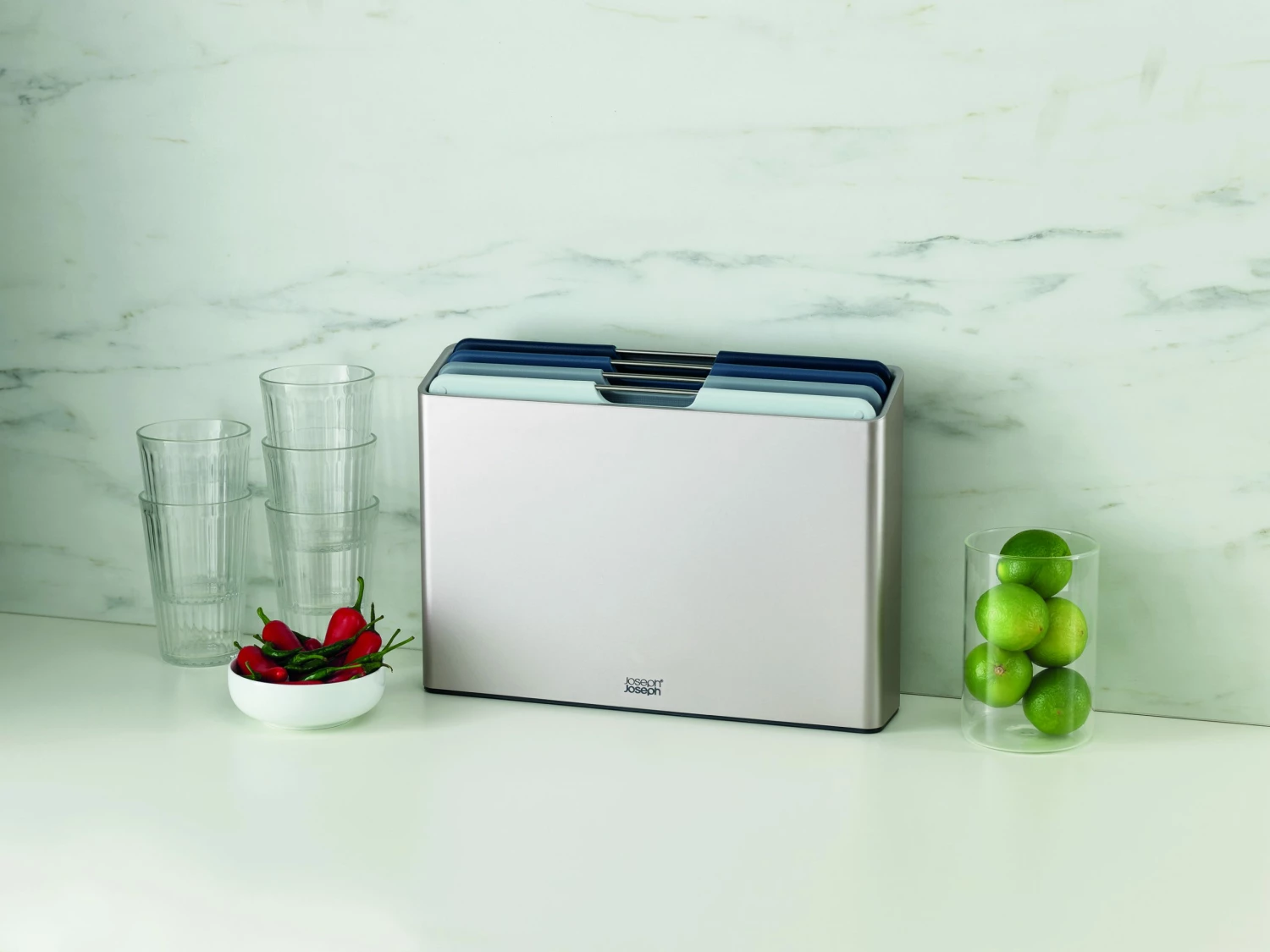 Joseph Joseph Large Sky Blue Editions 4 Piece Folio Chopping Board Set 2 Joseph Joseph Large Sky Blue Editions 4 Piece Folio Chopping Board Set