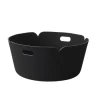 Muuto 52cm Black Restore Round Storage Basket