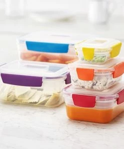 Joseph Joseph Set of 5 Multicolour Nest Lock Storage Containers