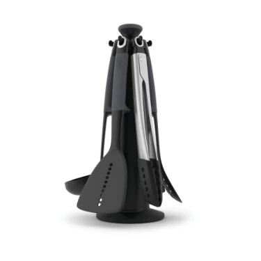 Joseph Joseph Grey Elevate Carousel With Tongs 1 Joseph Joseph Grey Elevate Carousel With Tongs