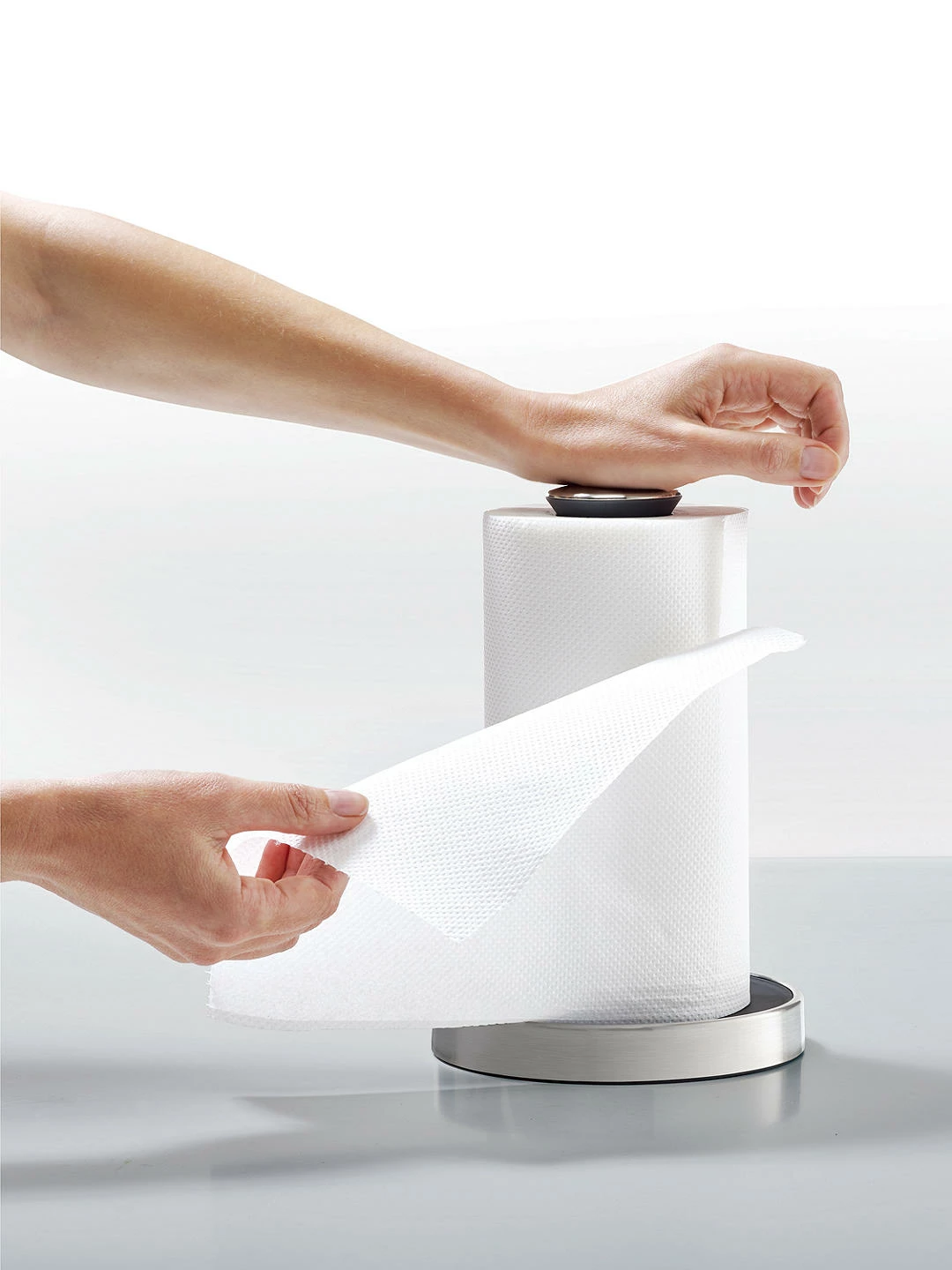 Joseph Joseph Grey Push & Tear Kitchen Roll Holder 4 Joseph Joseph Grey Push & Tear Kitchen Roll Holder