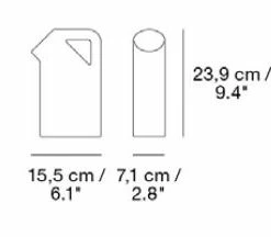 Muuto Tub Jug - Dark Green