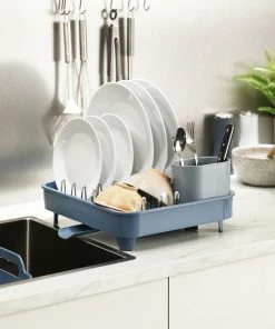 Joseph Joseph Sky Blue Editions Extend Expandable Dish Rack