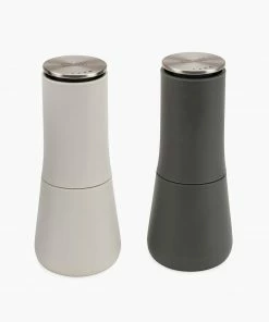 Joseph Joseph Set of 2 Grey Milltop No Spill Salt and Pepper Mills