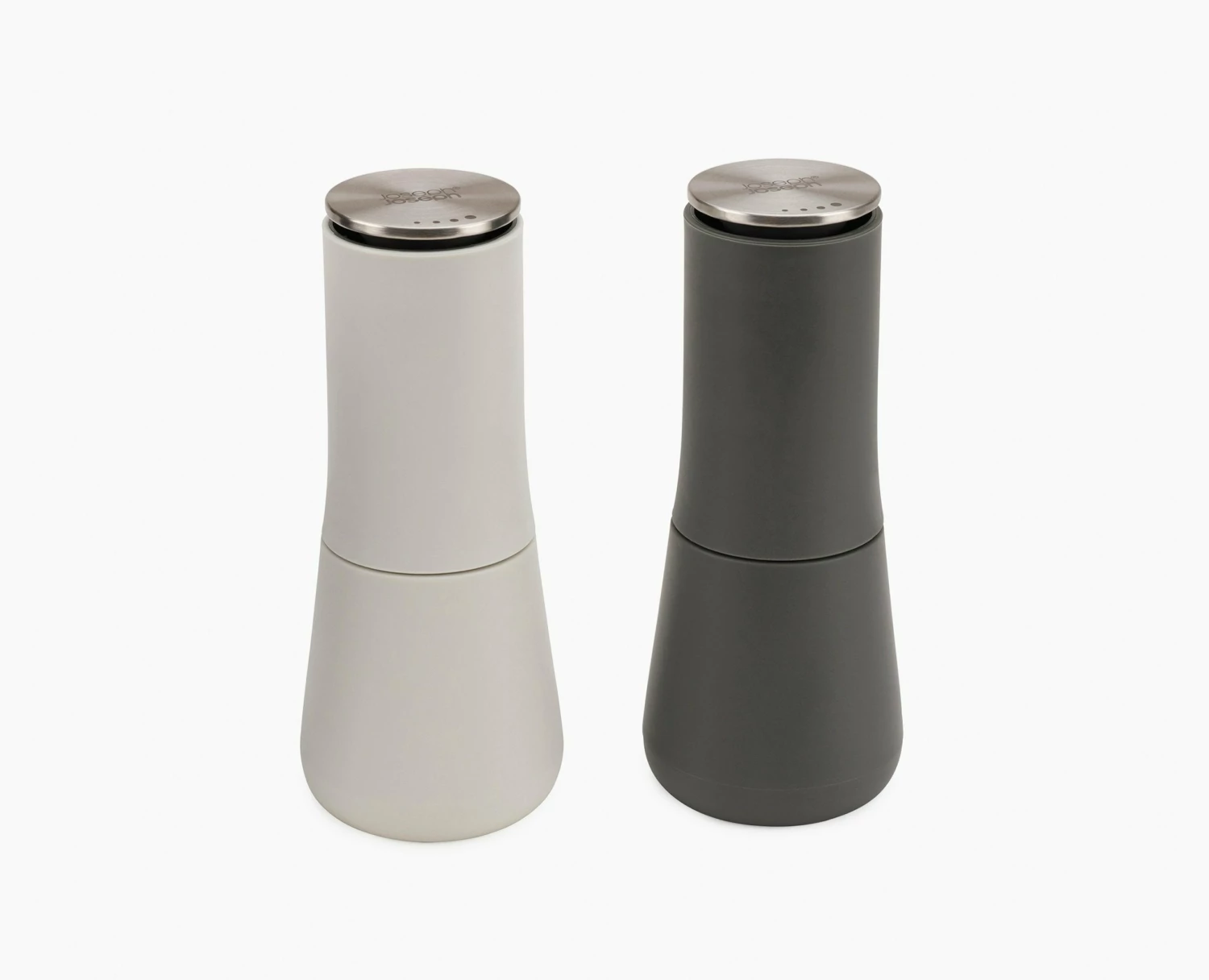 Joseph Joseph Set of 2 Grey Milltop No Spill Salt and Pepper Mills 1 Joseph Joseph Set of 2 Grey Milltop No Spill Salt and Pepper Mills