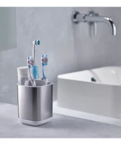 Joseph Joseph EasyStore Steel Toothbrush Caddy