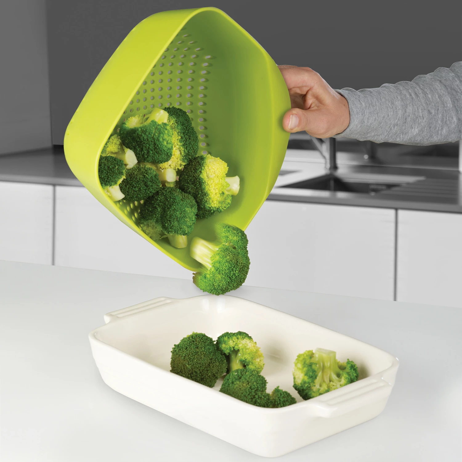 Joseph Joseph Green Square Colander 3 Joseph Joseph Green Square Colander