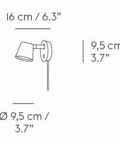 Muuto Tip Wall Lamp - Copper Brown