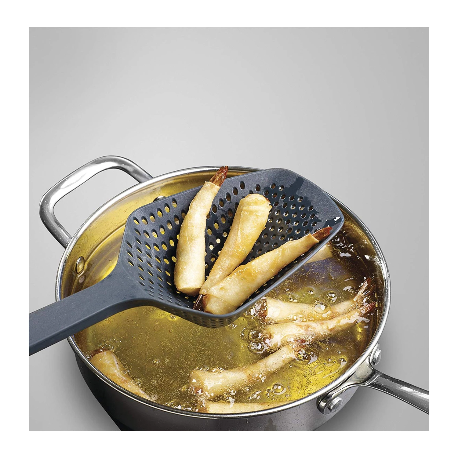 Joseph Joseph Large Grey & Green Scoop Plus Colander 3 Joseph Joseph Large Grey & Green Scoop Plus Colander