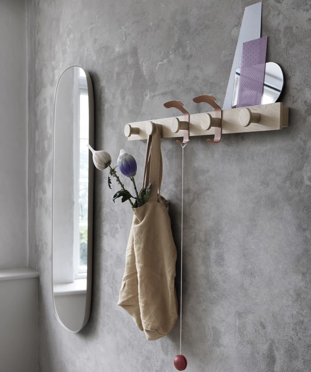 Muuto Coat Rack Avail Oak Grey 3 Muuto Coat Rack Avail Oak Grey